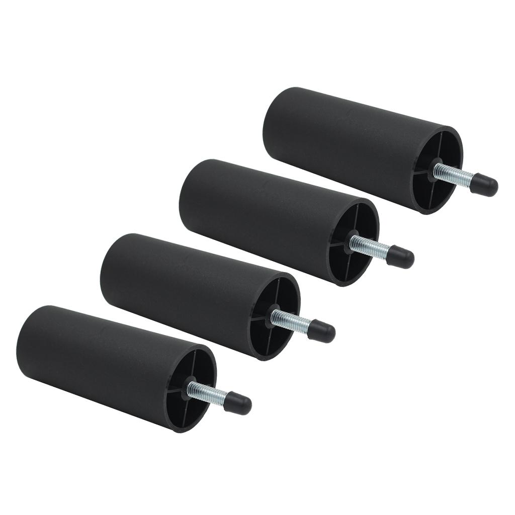 4X Sofa/Ghế/Ottoman Thon Gọn Đồ Chân Giá Đỡ Hoàn Thành 100 Mm