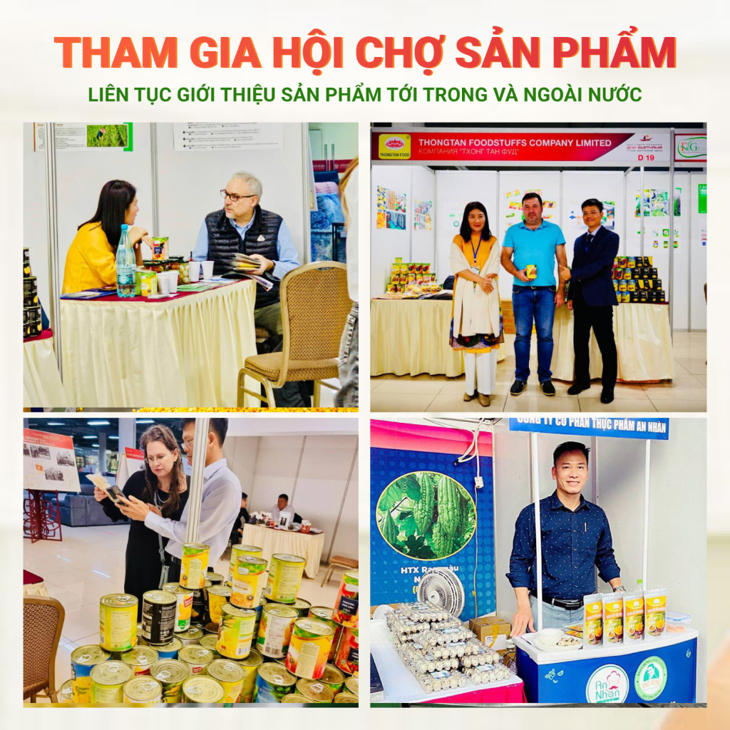Vải thiều ngâm nước đường AN’N loại 1 - Hộp 565gr (Date mới)