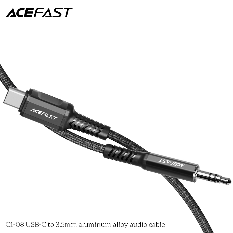 Hình ảnh Cáp chuyển âm thanh Acefast USB-C to 3.5mm (1.2m) - C1-08 Hàng chính hãng Acefast