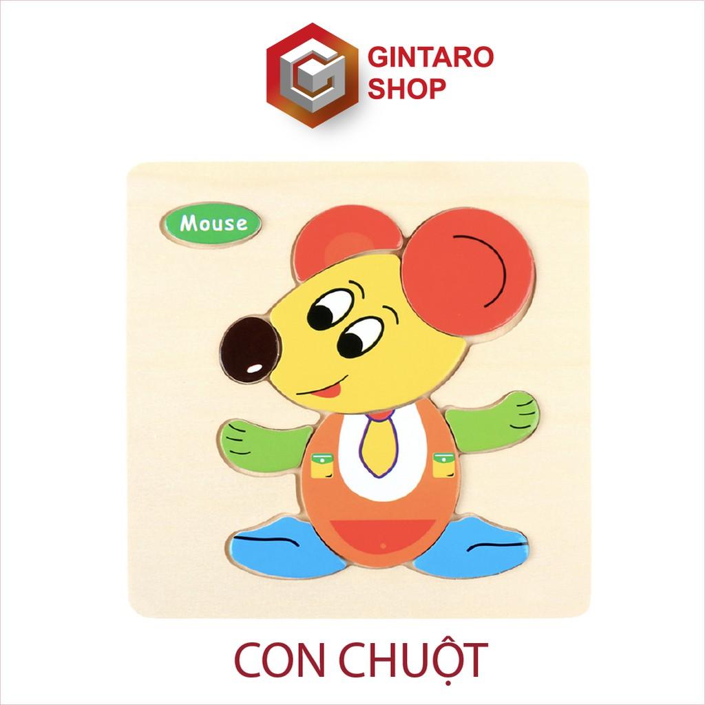 Bộ ghép hình cho bé , Đồ chơi ghép hình bằng gỗ nổi 3D có chữ cái tiếng anh giúp bé vừa chơi vừa học