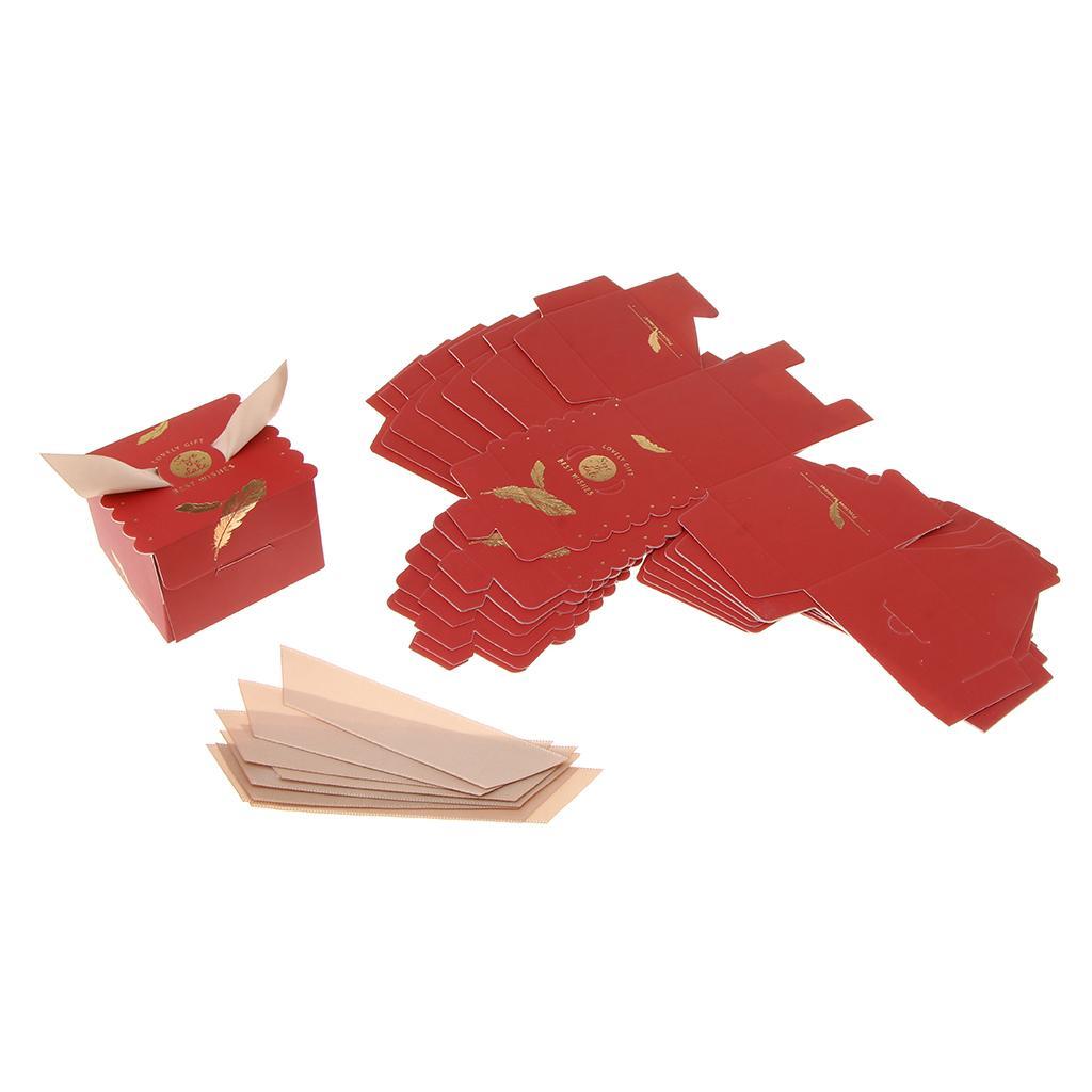 10 pieces candy chocolate gift box wedding favor boxes with