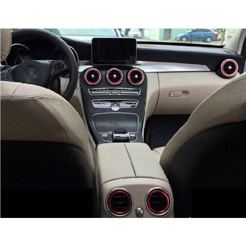 Set 7 vòng trang trí lỗ gió AC cho xe Mercedes C/GLC-Class