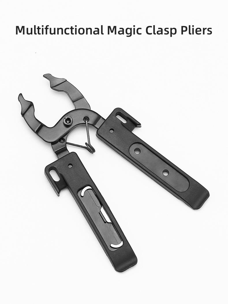 Đa chức năng Chuỗi xe đạp Liên kết nhanh Công cụ với Hook Up Multi Link Perier MTB Road Cycling Chain Kẹp Magic Buckle Xe đạp Lốp Lyver