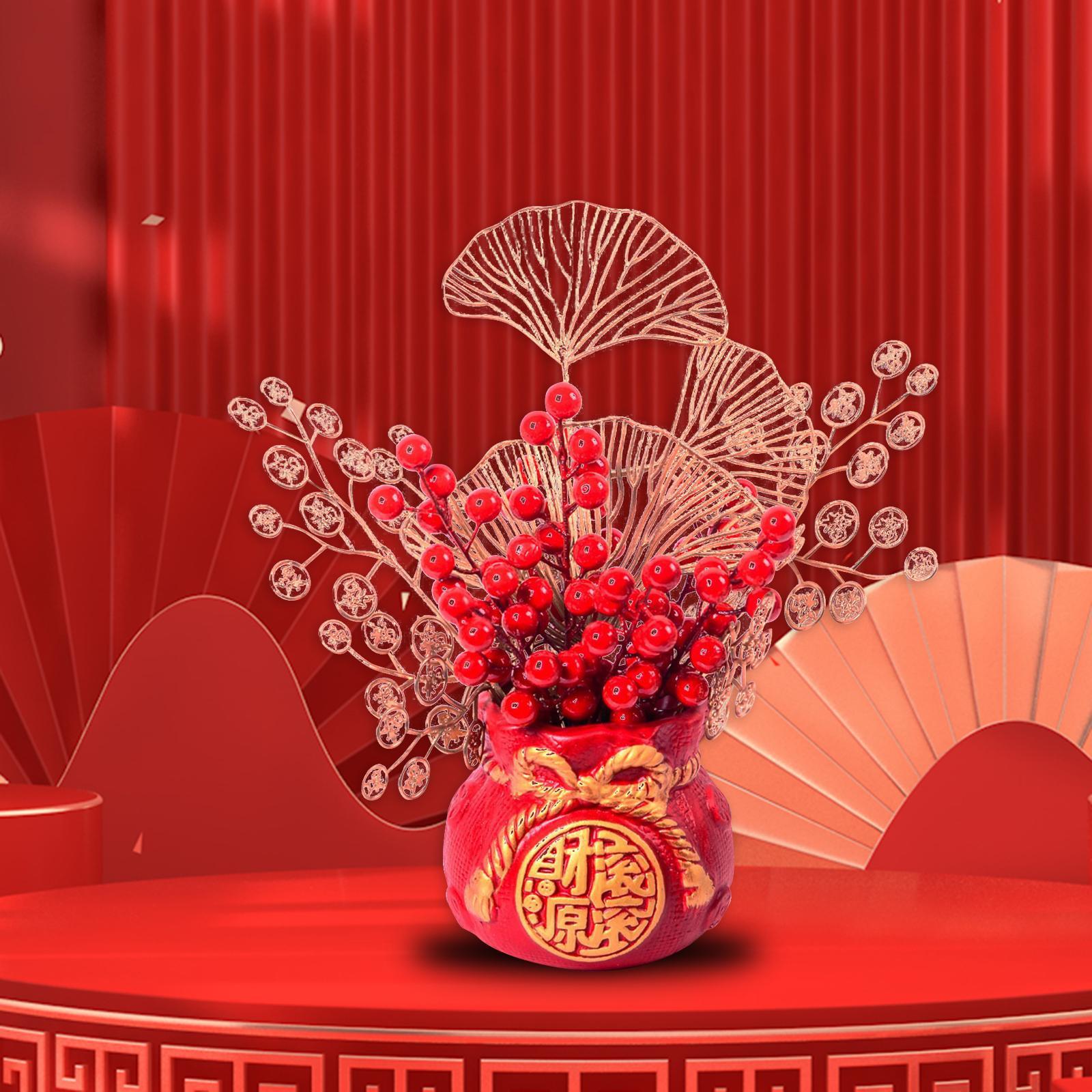 Traditional Chinese New Year Pendant Photo Prop for New Year Party Ornament