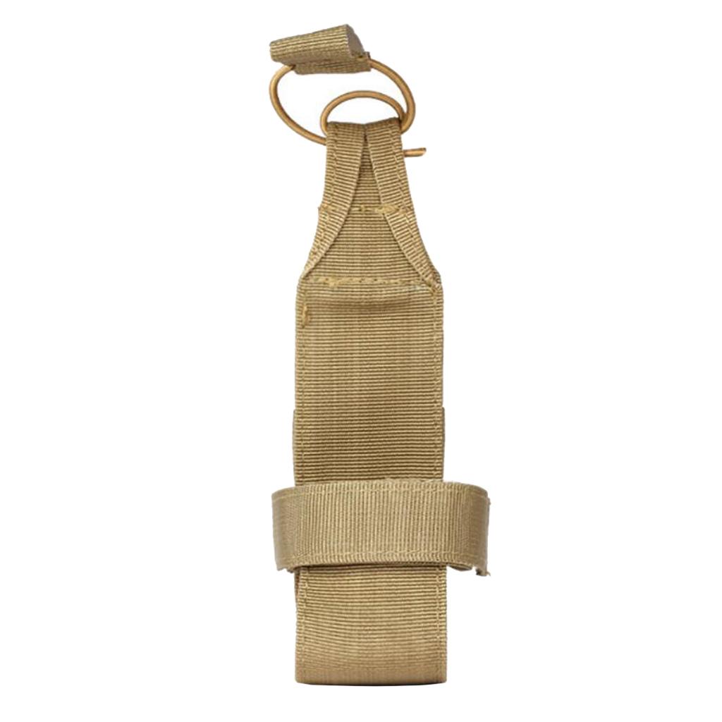 Water Bottle Holder, Nylon Molle Bottle Carrier Belt Backpack Bottle Holder for Outdoor Walking Running Hiking Cycling Camping Travel
