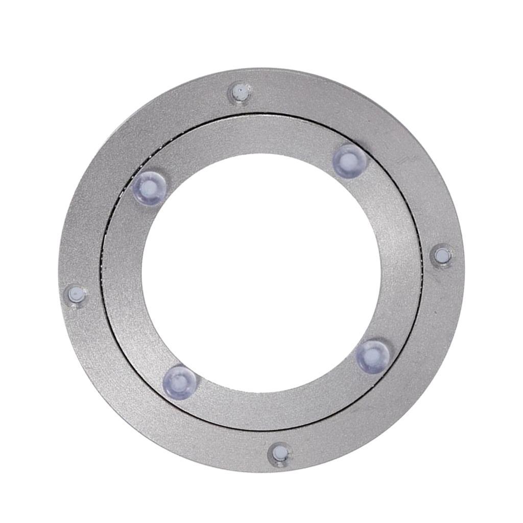 2pcs Round Turntable Bearing 5/16 Thick Heavy Duty Swivel Plate 4/10inch