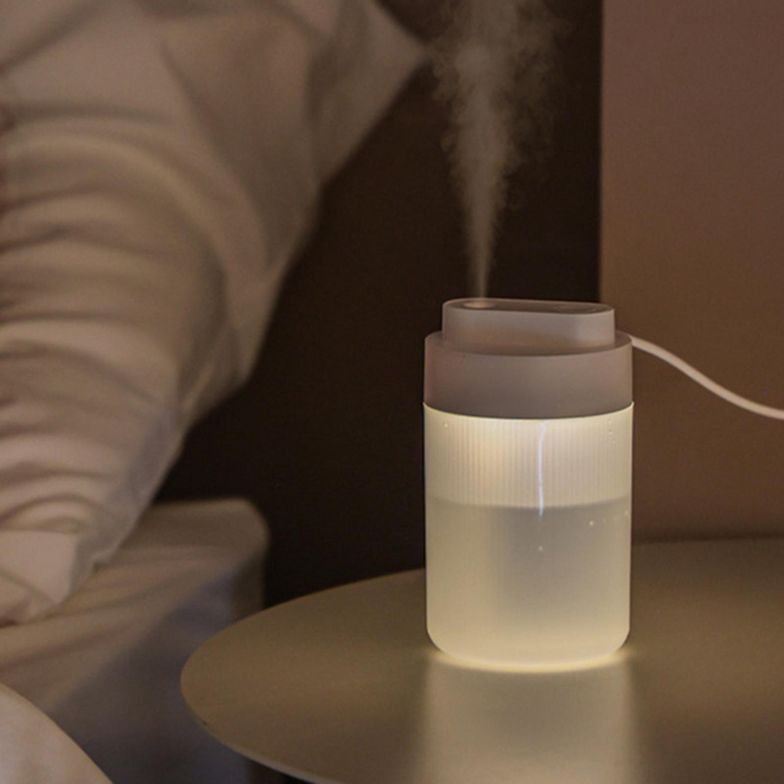 Portable Air Humidifier Night Light USB Household Diffuser for Bedroom