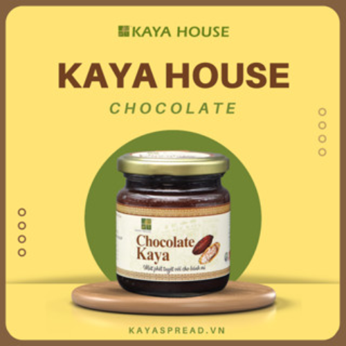 Mứt Kaya Singapore Chocolate hũ 225g - Kaya House - Ăn kèm với Sandwich, làm nguyên liệu nấu ăn