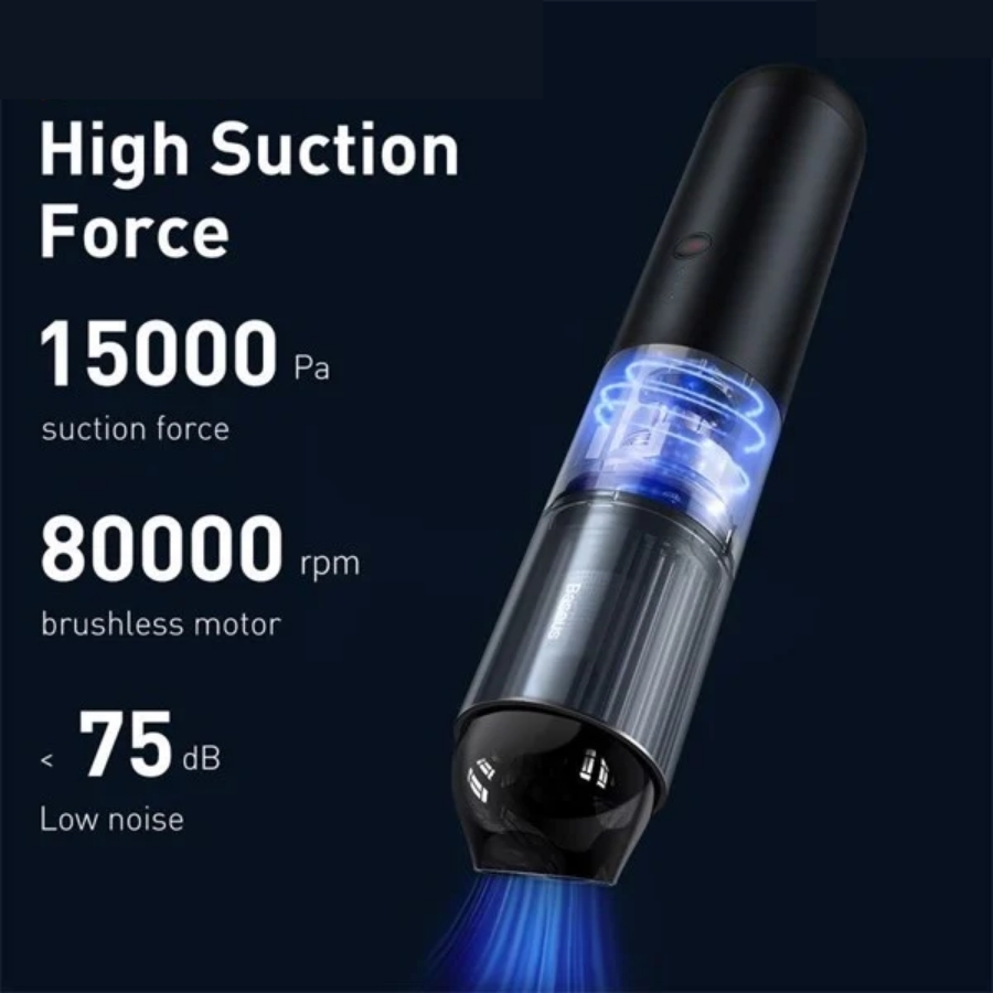 Máy hút bụi pin sạc cầm tay Baseus A3 Car Vacuum Cleaner LVC002-15