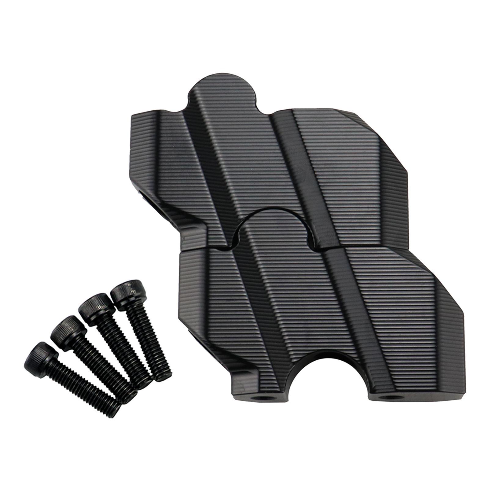 Handlebar Riser Clamps Replacement Portable Spare Part Aluminum Alloy Easy to Install Durable Accessories Black for Sportster S 1250 SS