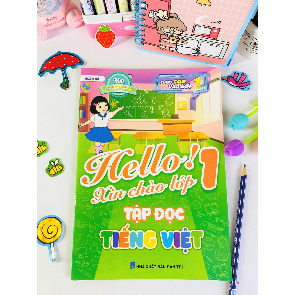 Sách - Trọn Bộ 5 Cuốn Hello! Xin Chào Lớp 1 - Biên Soạn Theo Chương Trình Mới - ndbooks