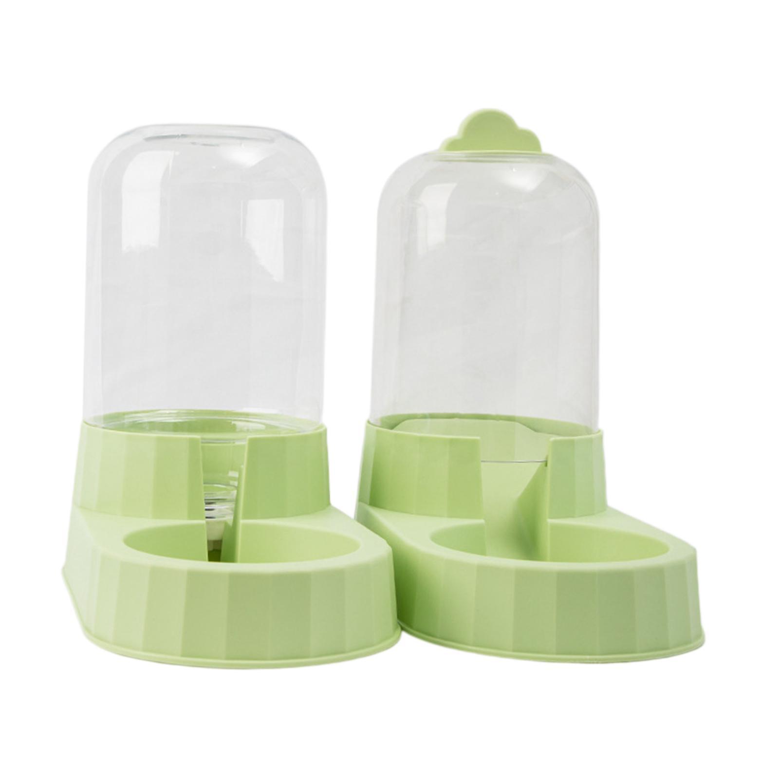 Automatic Pet Feeder Food Dispenser Feeding Station Pet Feeding Bowl Cats Feeder Container for Small Medium Dogs Cats Pet Supplies Household