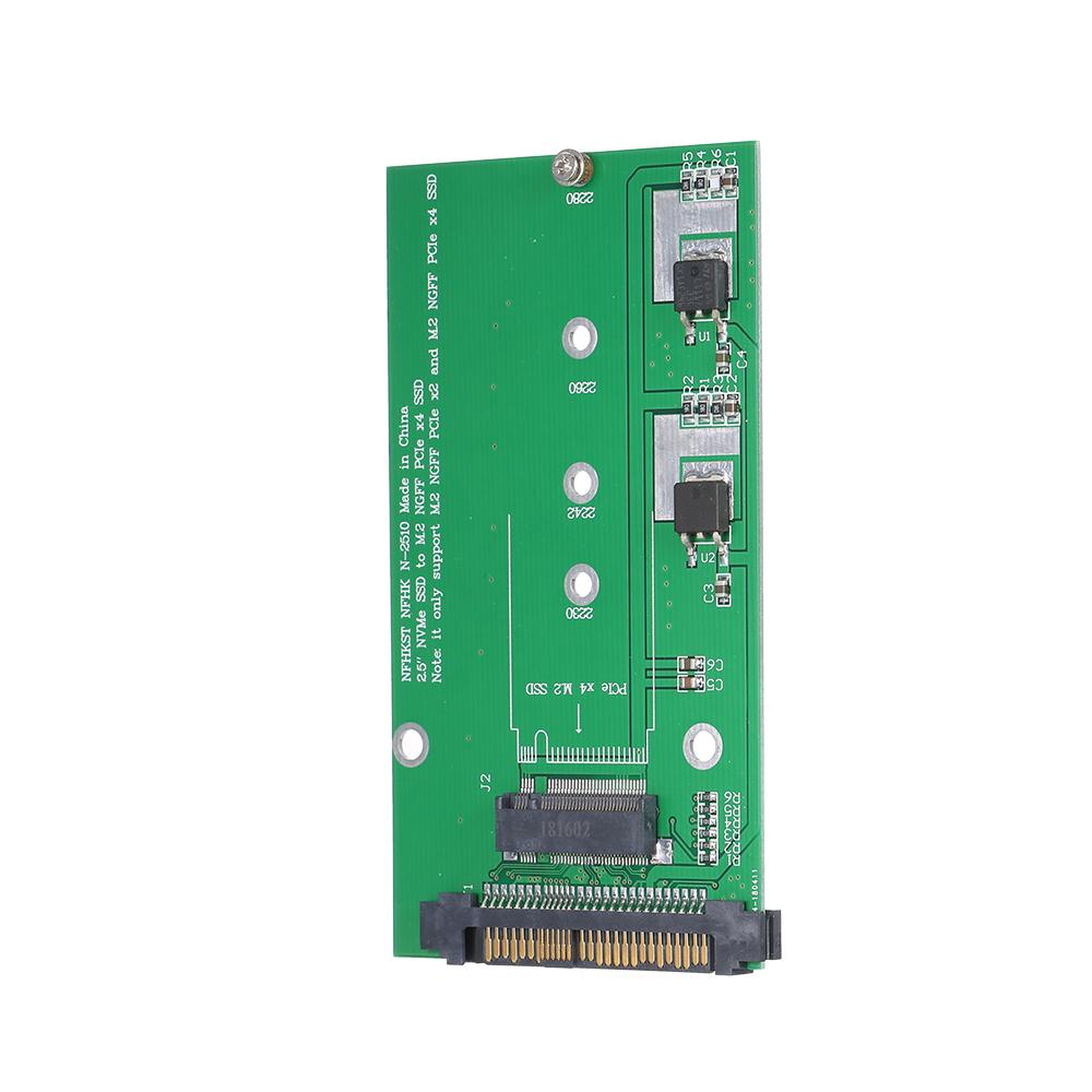 Thẻ chuyển đổi NVME sang NGFF M-KEY U.2 sang M.2 Giao diện PCI-E 4X và Nguồn cấp SATA