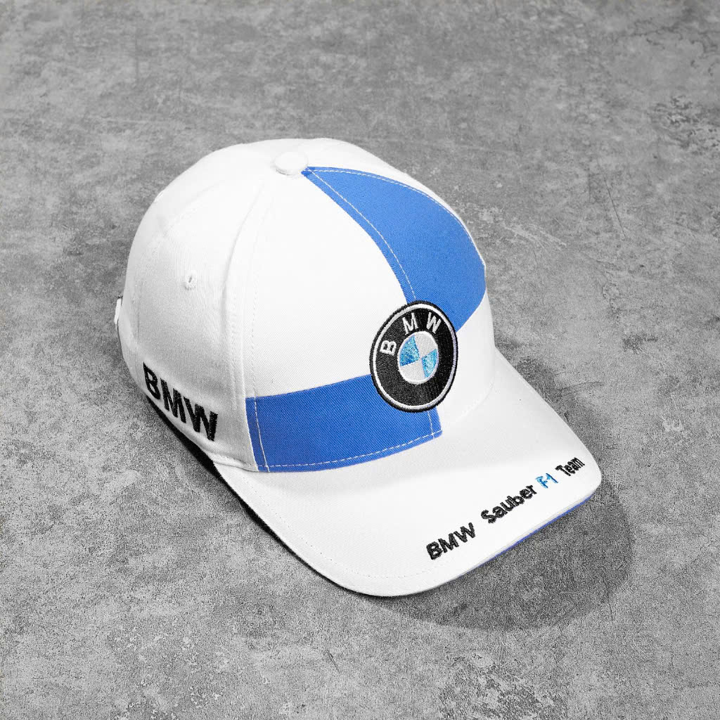 Mũ Lưỡi Trai Nón Kết BMW Team Logo Thêu Thoáng Mát Vải Kaki Cotton Form Đứng Thời Trang Cao Cấp