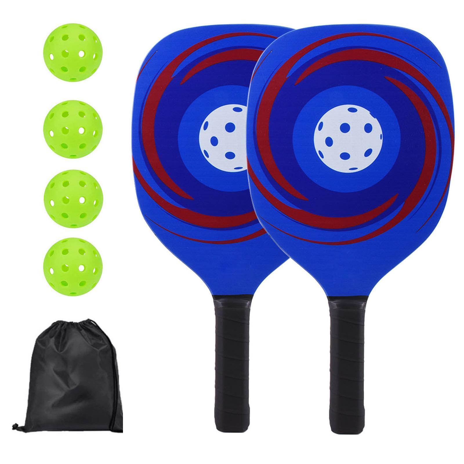 Pickleball Paddles Set of 2 for Men Women Kids Indoor or Outdoor Sports