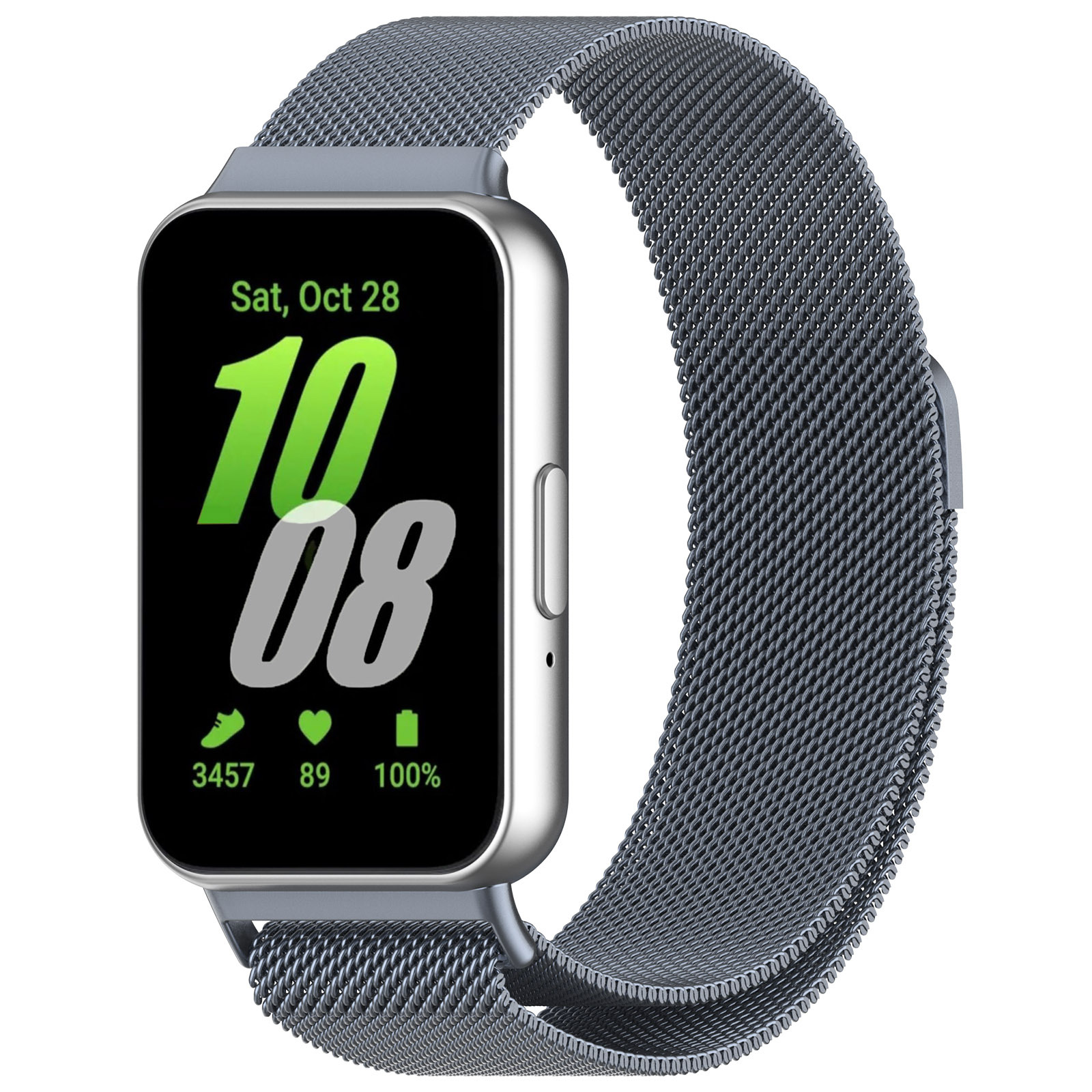 Dây đeo thép thay thế Kai.N Milanese Pro cho Samsung Galaxy Fit 3_ Hàng chính hãng