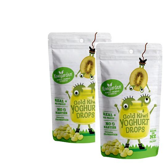 Combo 2 gói sữa chua khô ăn dặm Kiwigarden vị Kiwi