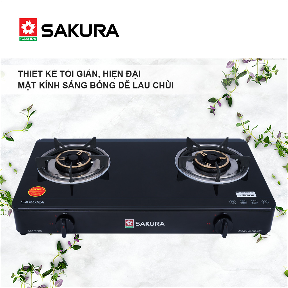 Bếp Gas Sakura SA-2375GB - Hàng chính hãng