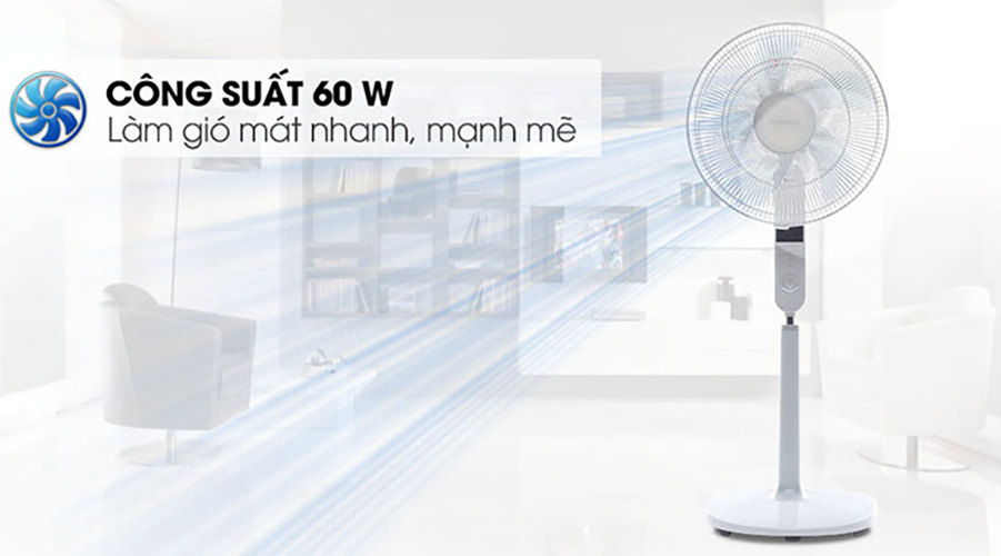 Quạt Đứng Toshiba F- LSA20VN - Trắng - Hàng chính hãng