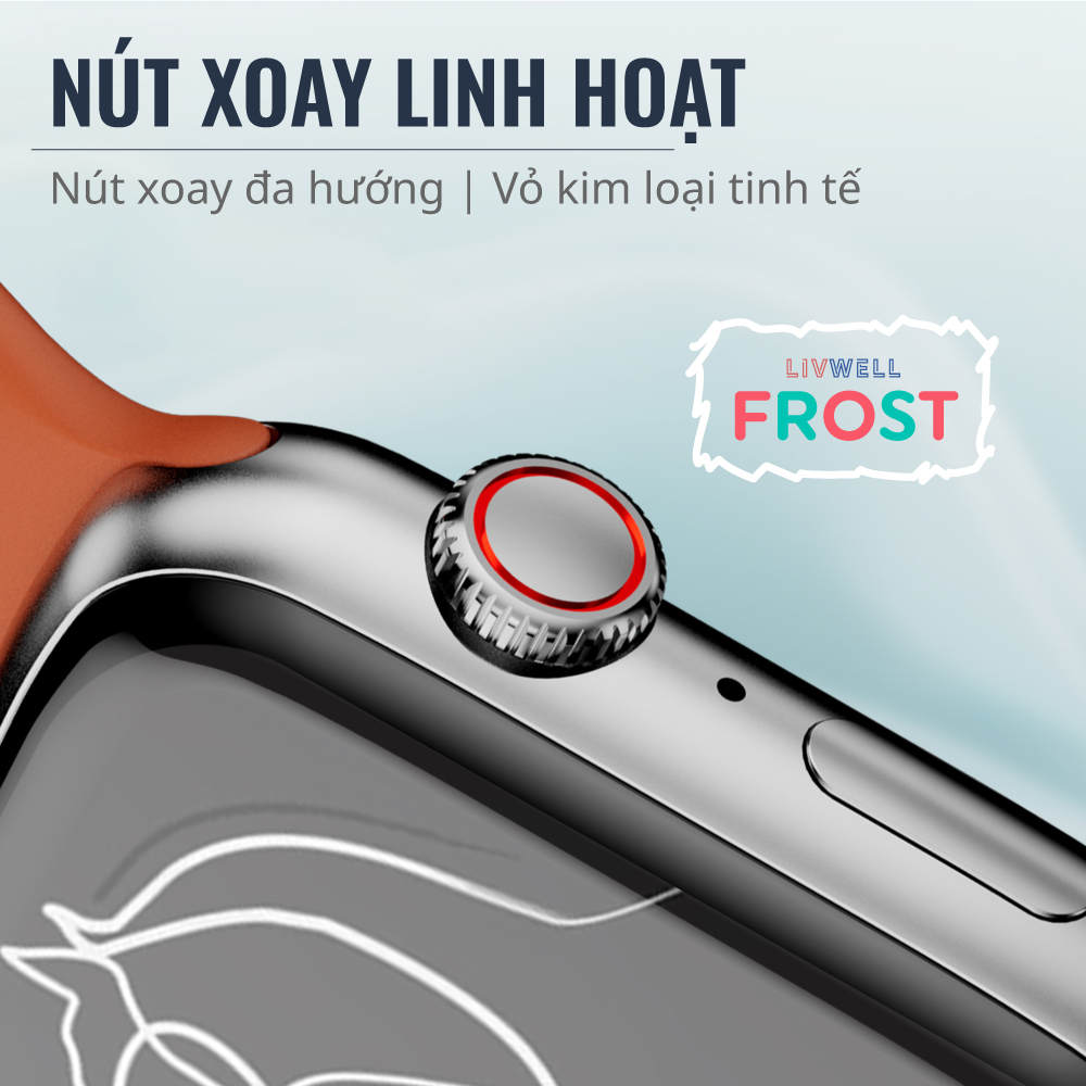 Đồng hồ thông minh LivWell Frost - Hàng Chính Hãng - Bảo Hành 12 Tháng 1 Đổi 1