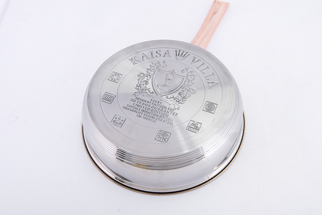 Bộ nồi KAISA VILLA - 6 món 12 chi tiết công nghệ Đức - mã KV-6691 - Thích hợp cho mọi loại bếp (đặc biệt bếp từ) - Loại không có đồng hồ đo áp suất