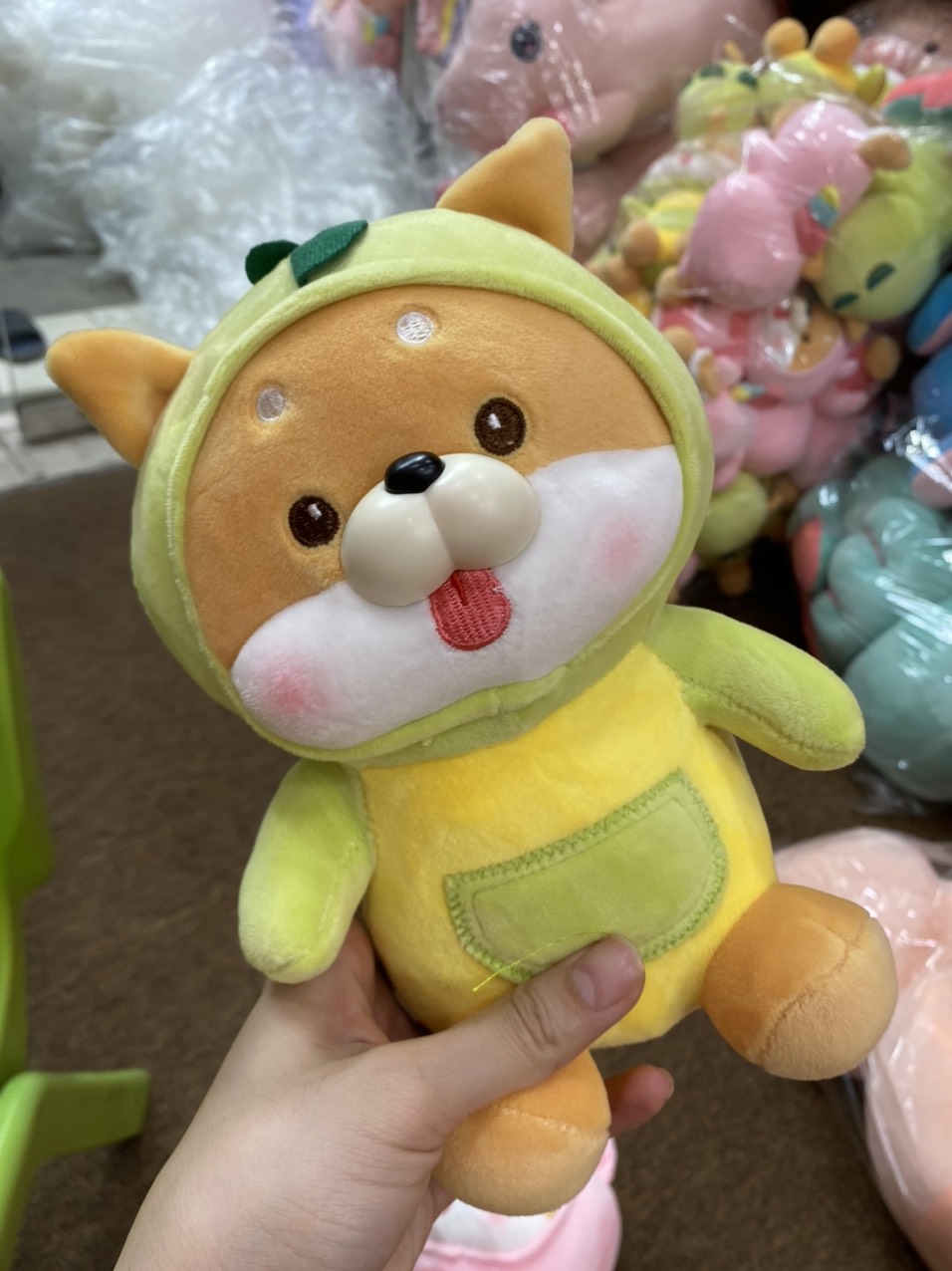 Gấu bông chó shiba cosplay dễ thương kích thước 20cm