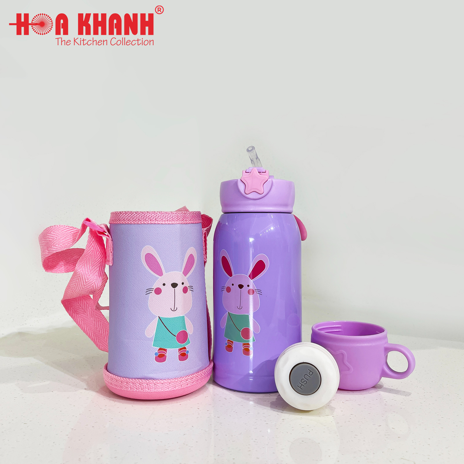 BÌNH GIỮ NHIỆT CHO BÉ 500ML - A06-BNTN600