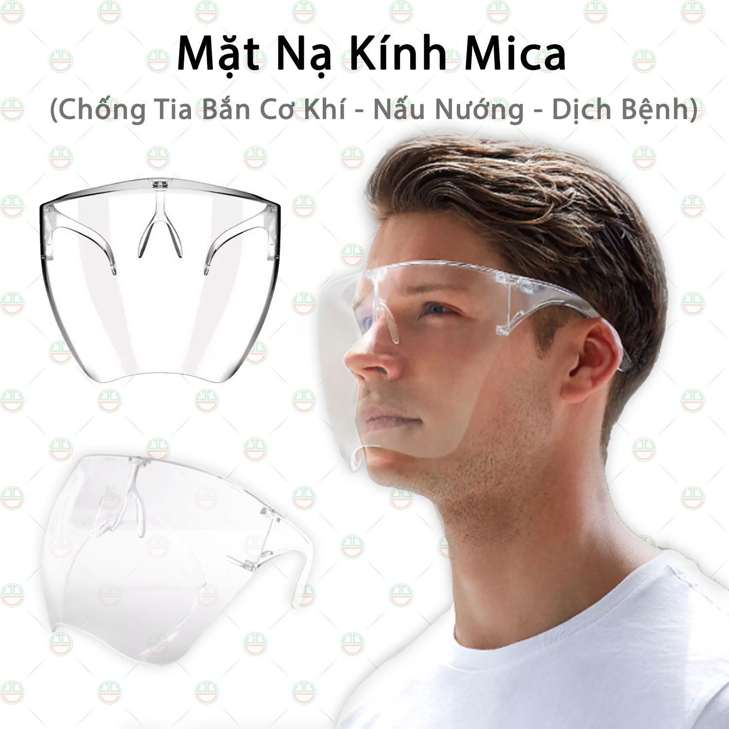 Kính Mặt Nạ Phủ Kín Mặt Trong Suốt Bằng MiCa KhoNCC Hàng Chính Hãng - KLM-MNMC (Trong Suốt)