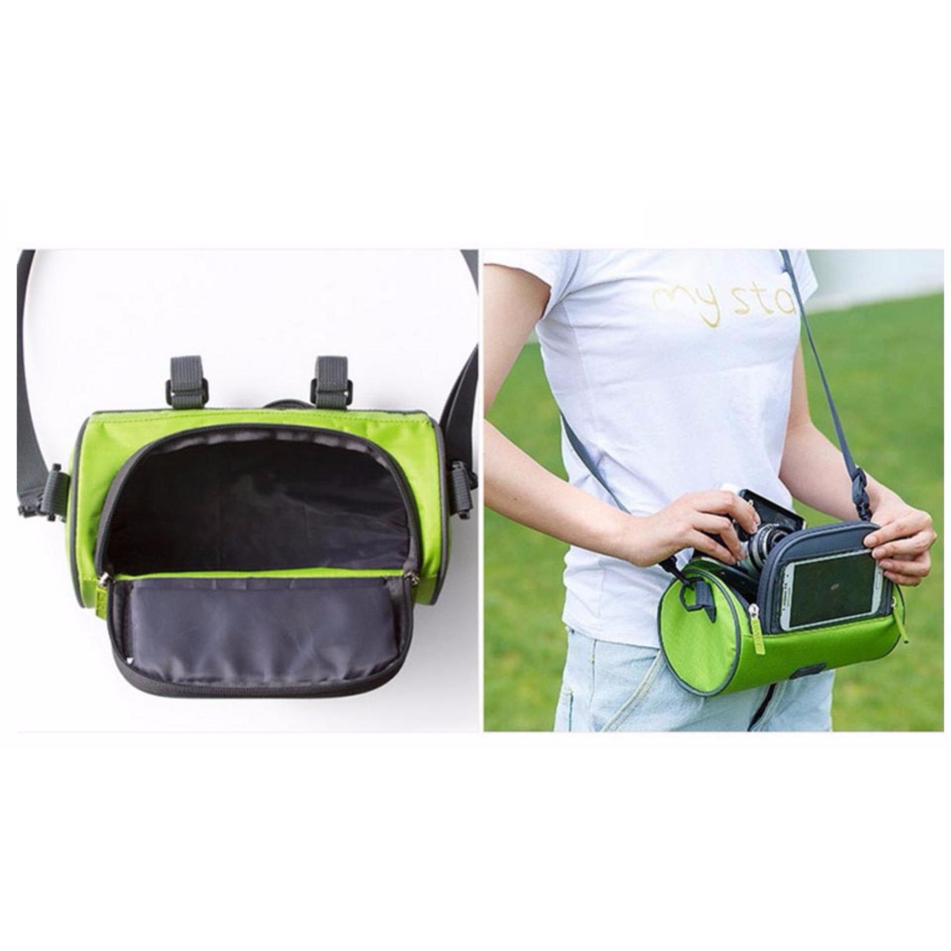 Túi cảm ứng chống thấm đeo chéo và treo xe đạp cảm ứng điện thoại Handlebar (Màu ngẫu nhiên)