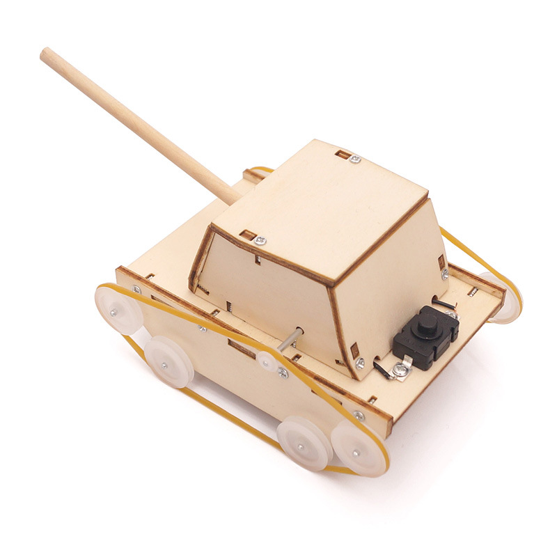 Bộ Đồ Chơi Lắp Ráp Ghép Hình Mô Hình Xe Tăng C-25 Bằng Gỗ. Đồ Chơi Thí Nghiệm Cho Bé - Tặng Kèm 1 Tranh Ghép Bằng Gỗ