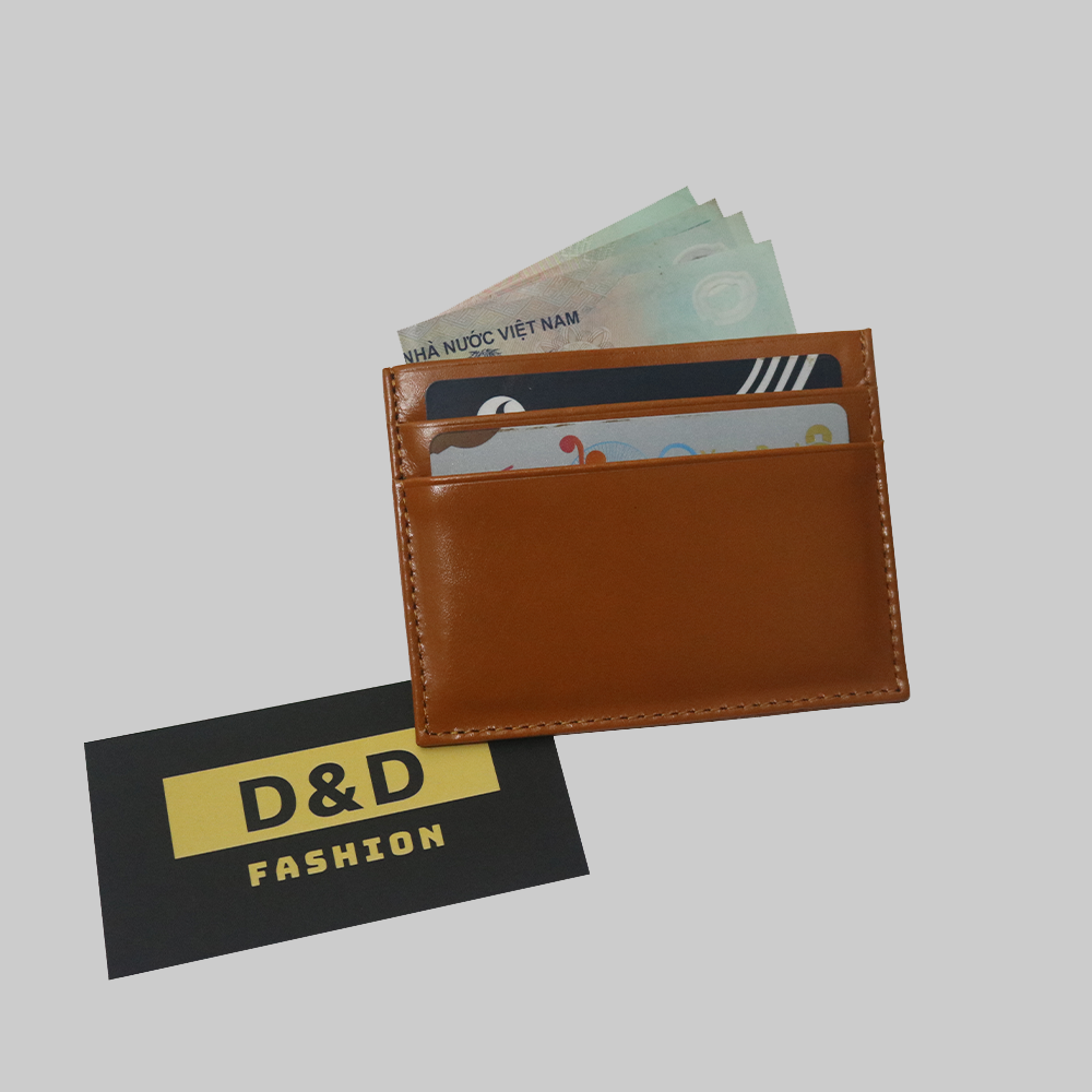 Ví đựng thẻ card da bò D&amp;D Fashion DDF088 nhỏ gọn, tiện lợi, bảo hành 12 tháng