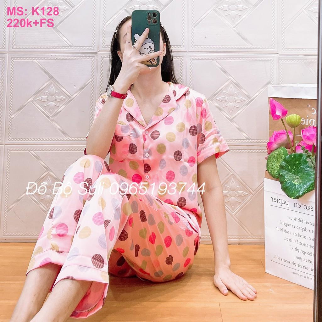 Đồ Mặc Nhà Dài Pijama Lụa Latin Nhiều Kiểu Họa Tiết - Bền, Đẹp, Dễ Thương, Chất liệu cao cấp