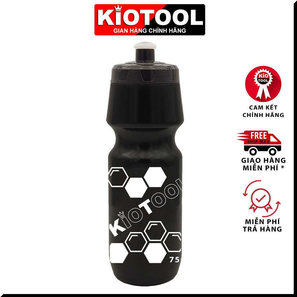 Bình nước xe đạp Kiotool 750 ml nhựa