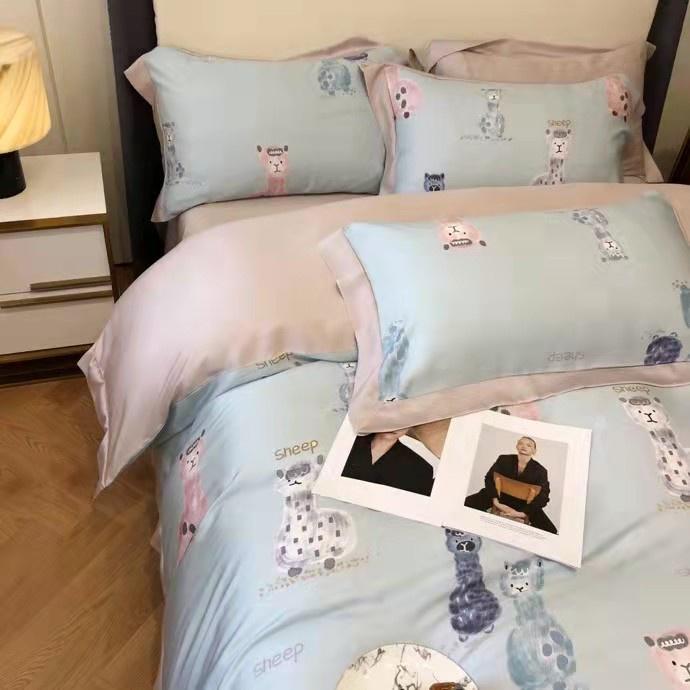 Bộ chăn ga gối mùa hè100% lụa tencel ,cao cấp, MỀM MỊN, MÁT DA cực hot - sang trọng DESIGN SM616