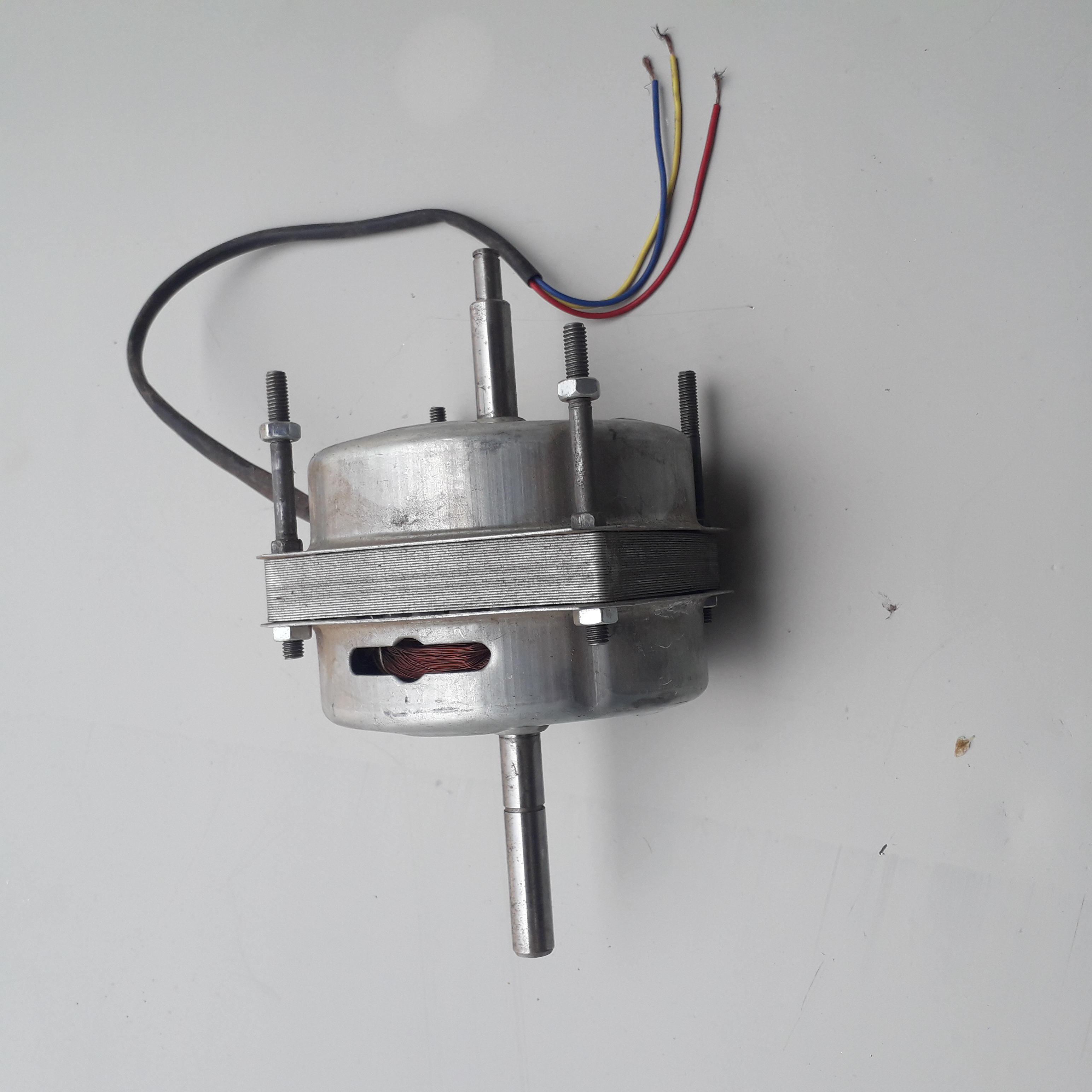 Motor máy quạt thóc, rê lúa kèm tụ