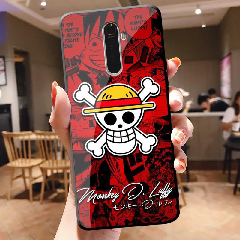 Ốp dành cho iPhone mặt kính in hình Onepice cho IPhone 5/5s/6/6plus/6s/6splus/7/7plus/8/8plus/x/xr/xs/11/12/pro/max/plus/promax