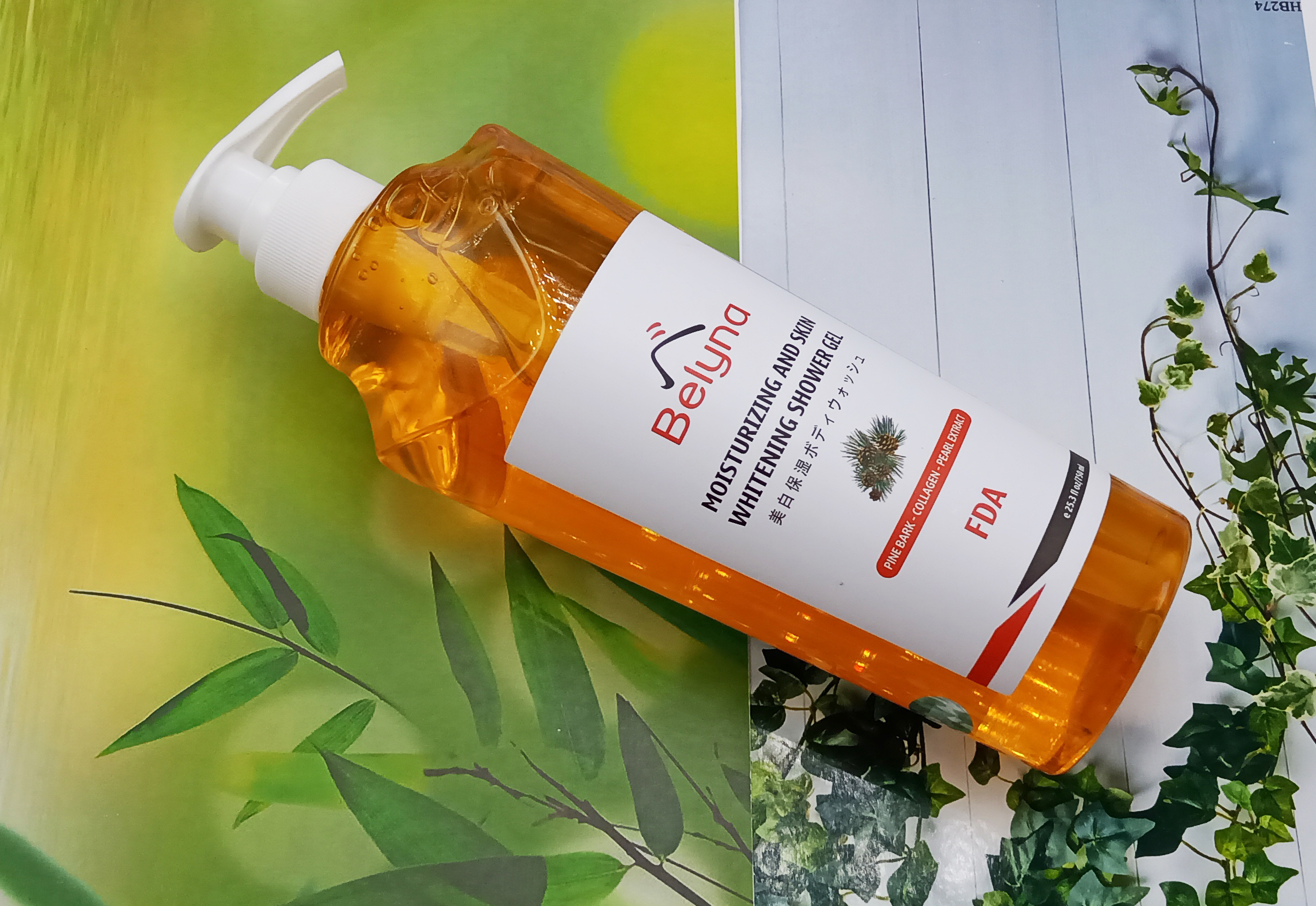 Sữa Tắm Trắng Da Dưỡng Ẩm (750ml) Belyna