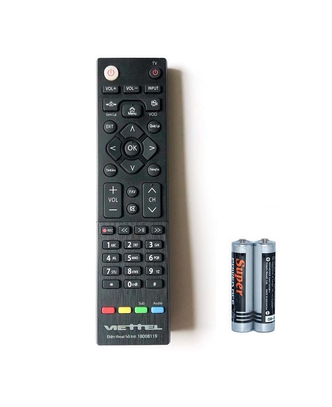 Remote Điều Khiển dành Cho Viettel TV Đầu Thu Truyền Hình Internet