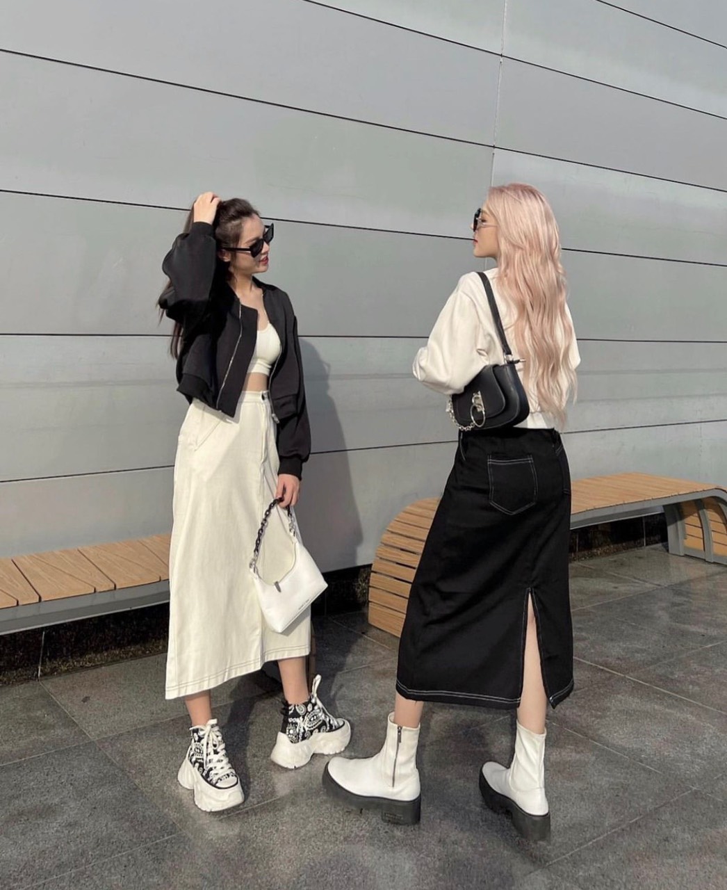 ÁO KHOÁC LỬNG NỮ UNISEX CROPTOP BOMBER THỂ THAO BÓNG CHÀY THUN FORM RỘNG TAY DÀI ĐI CHƠI ĐI TIỆC DẠO PHỐ ĐI BIỂN