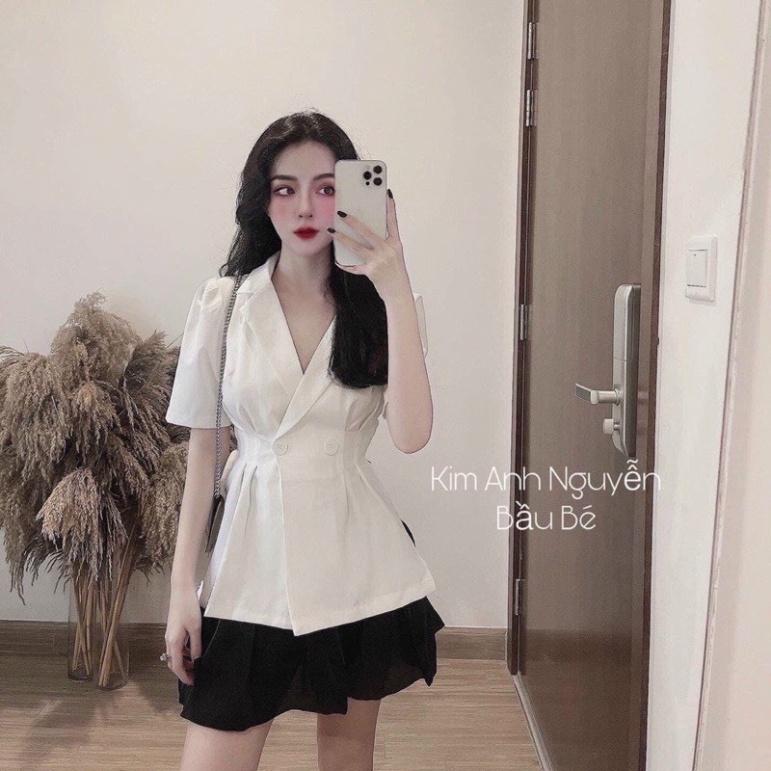 Áo vest nữ dáng blazer hàng đẹp A638 coco land sang chảnh. trendy hot girl