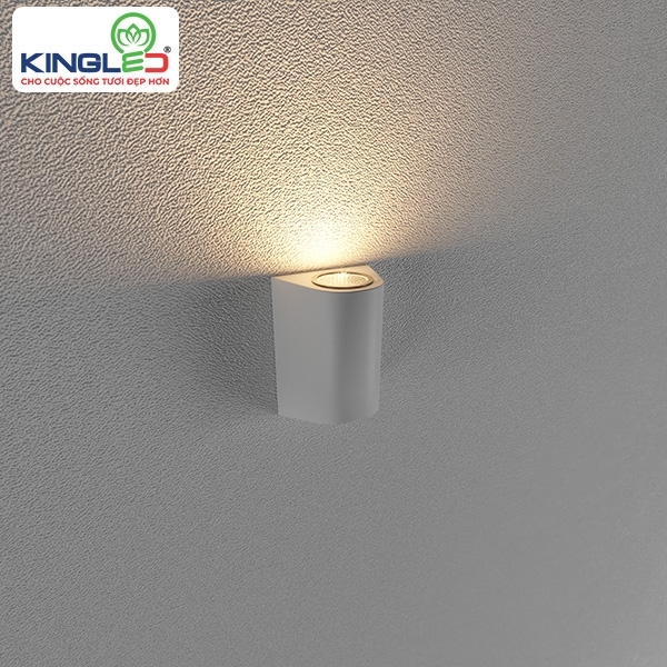 ĐÈN LED GẮN TƯỜNG NGOÀI TRỜI 7W MỘT BÓNG (LWA0148A) KINGLED