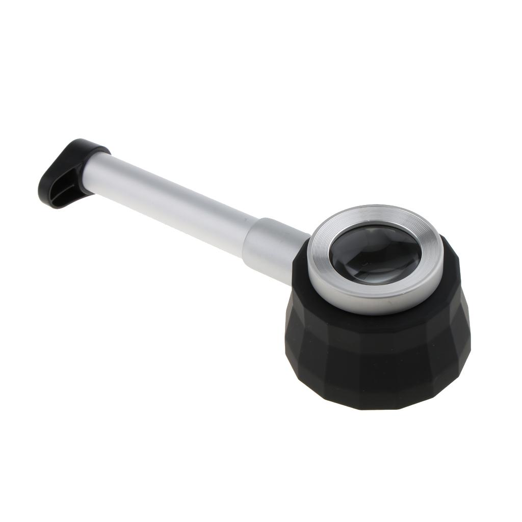 Handheld Magnifier Magnifying Glass with LED and UV Light Magnification 30X