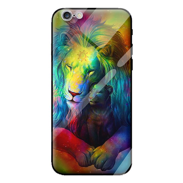 Ốp kính cường lực cho iPhone 6s động vật 112 - Hàng chính hãng