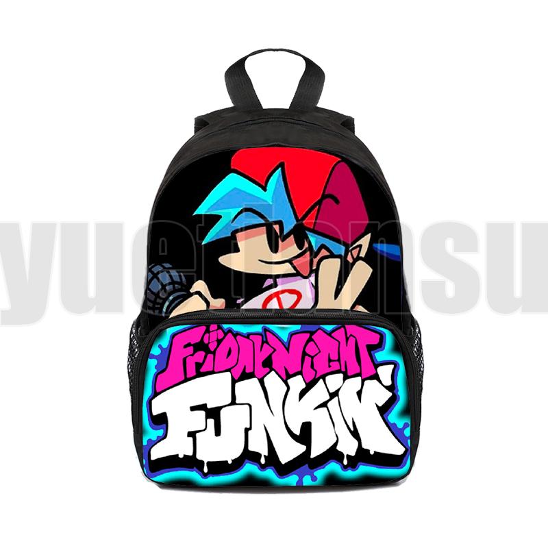 Trò Chơi 3D Tối Thứ Sáu Funkin Ba Lô Trẻ Em 12/16Inch Sinh Đựng Mẫu Giáo Trường Tặng Nữ HipHop-Du Lịch Trẻ Em túi