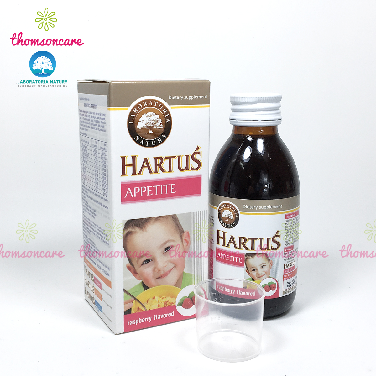 Siro ăn ngon cho bé Hartus Appetite - cho trẻ từ 6 tháng, 1, 2 tuổi giúp hết biếng ăn, tiêu hóa tốt chai 150ml dạng lỏng