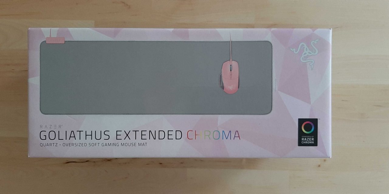 Tấm lót chuột Razer Goliathus Extended Chroma-Soft Mat-Chroma-Hồng(Quartz)_RZ02-02500316-R3M1- HÀNG CHÍNH HÃNG