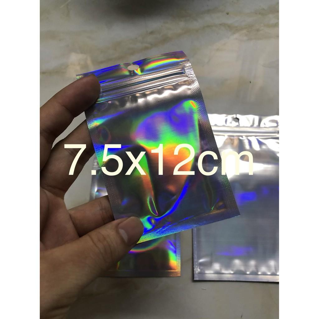 20 Túi Zip Hologram đựng goods, đựng nail box