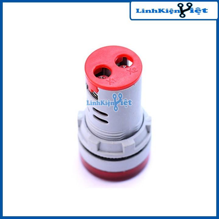 Đèn Báo Điện Áp Xoay Chiều AD16-22DSV Thế 60-500V 22mm