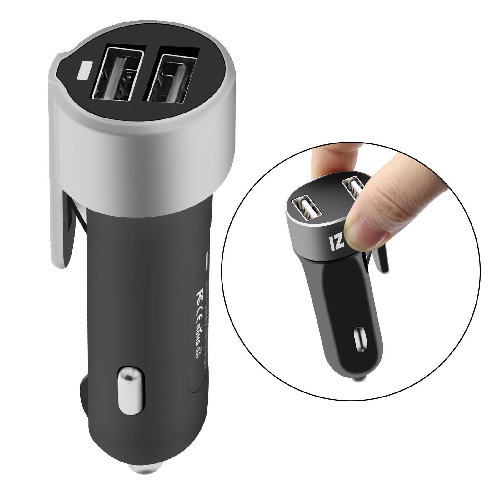 Multi-functional Car Charger Fast Charging Mini Small USB Dual 2 Port