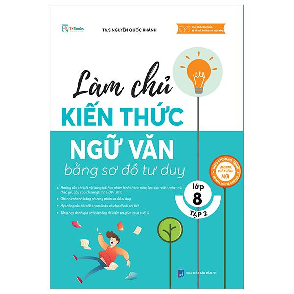 Làm Chủ Kiến Thức Ngữ Văn Bằng Sơ Đồ Tư Duy Lớp 8 - Tập 2 (Theo Chương Trình Của Bộ Sách Kết Nối Tri Thức Với Cuộc Sống)